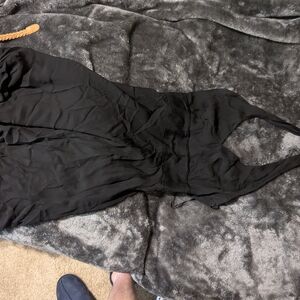 Ann Taylor Black Halter Bodycon Dress for a Night Out